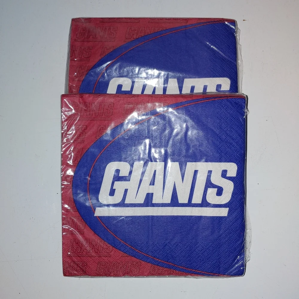Giants NFL Paper Napkins, 2-pack
